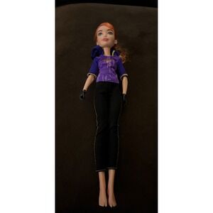 DC Super Hero Girls Batgirl Doll 12 inch Purple Hoodie Orange Hair Mattel